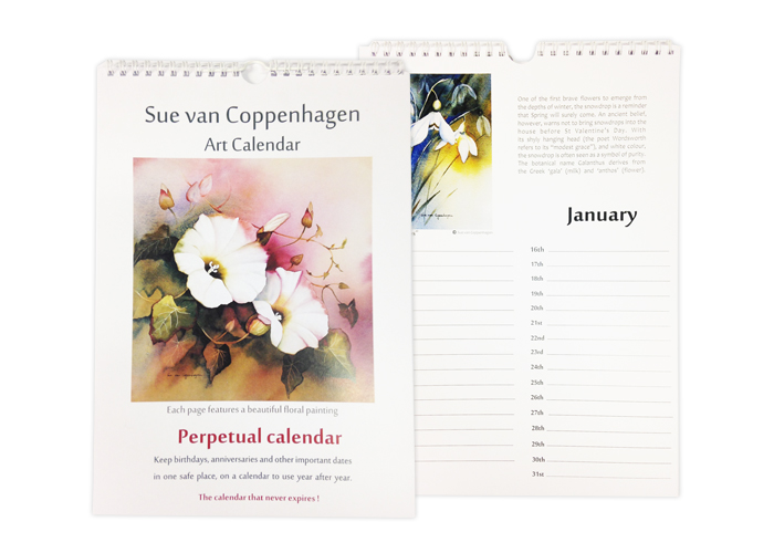 13. Sue Van Coppenhagen Calendar